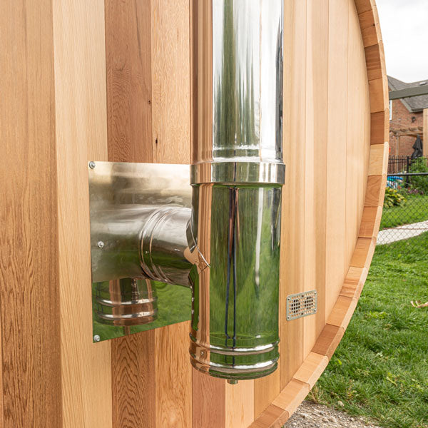 Dundalk LeisureCraft Chimney & Heat Shield Set For Out the Back Wall BSB212