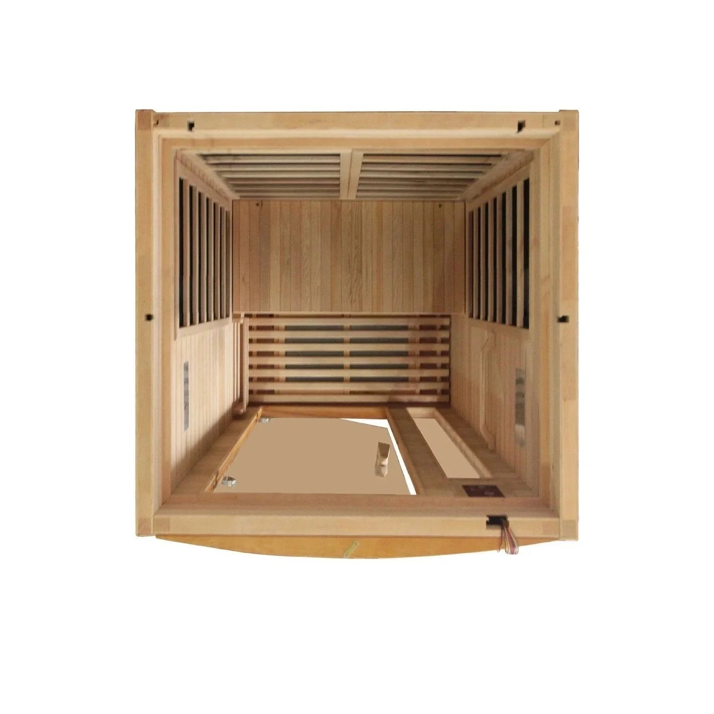 Dynamic "Barcelona" 1-2-person Low EMF FAR Infrared Sauna DYN-6106-01-Dynamic Saunas-HQ Sauna