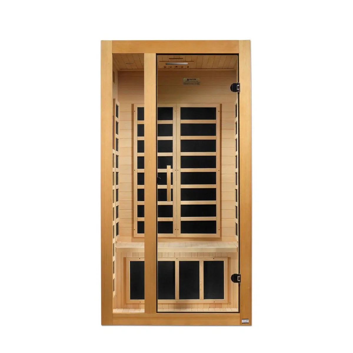 Dynamic "Gracia" 1-2-person Low EMF FAR Infrared Sauna DYN-6119-01-Dynamic Saunas-HQ Sauna