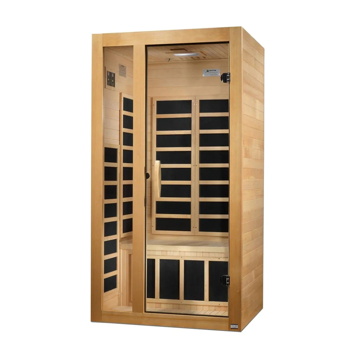 Dynamic "Gracia" 1-2-person Low EMF FAR Infrared Sauna DYN-6119-01-Dynamic Saunas-HQ Sauna
