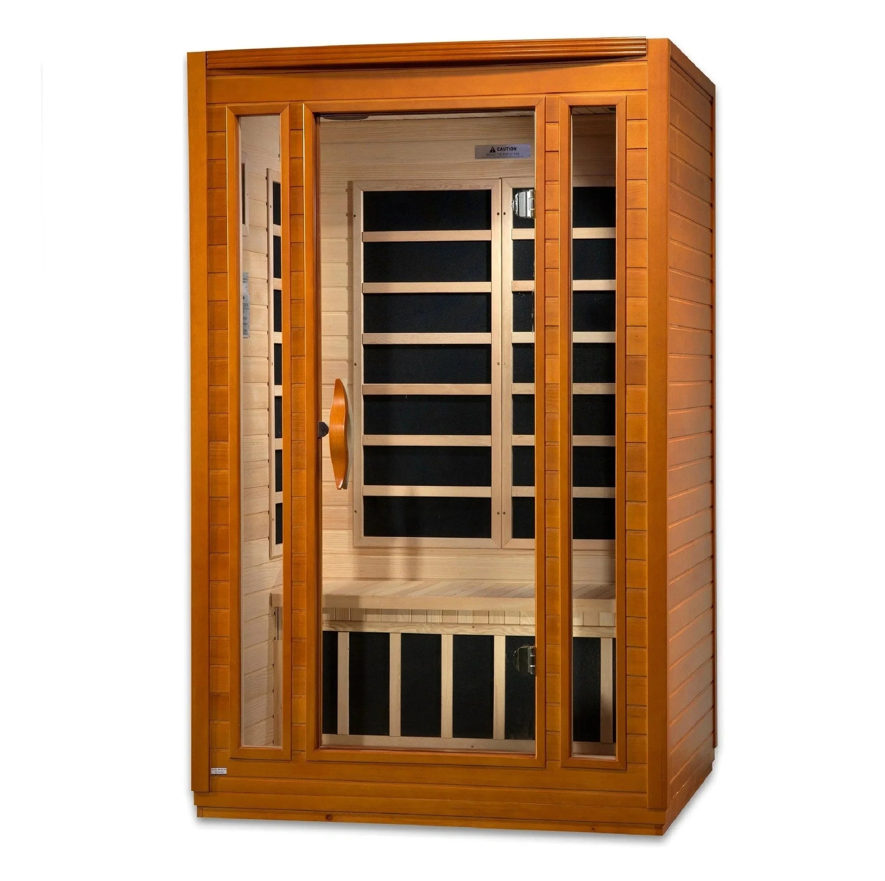 Dynamic "San Marino" 2-person Low EMF FAR Infrared Sauna DYN-6210-01-Dynamic Saunas-HQ Sauna