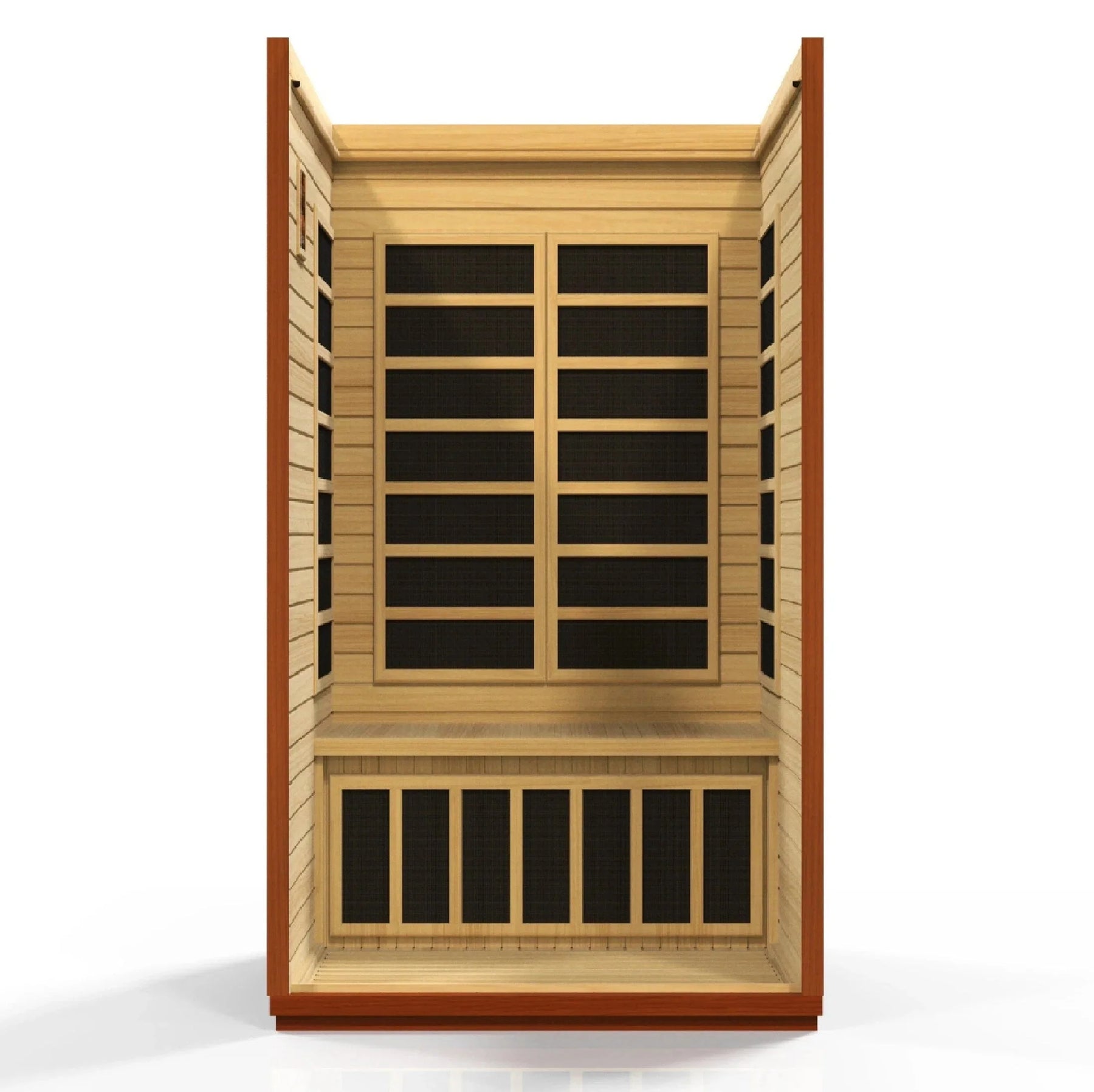 Dynamic "San Marino" 2-person Low EMF FAR Infrared Sauna DYN-6210-01-Dynamic Saunas-HQ Sauna