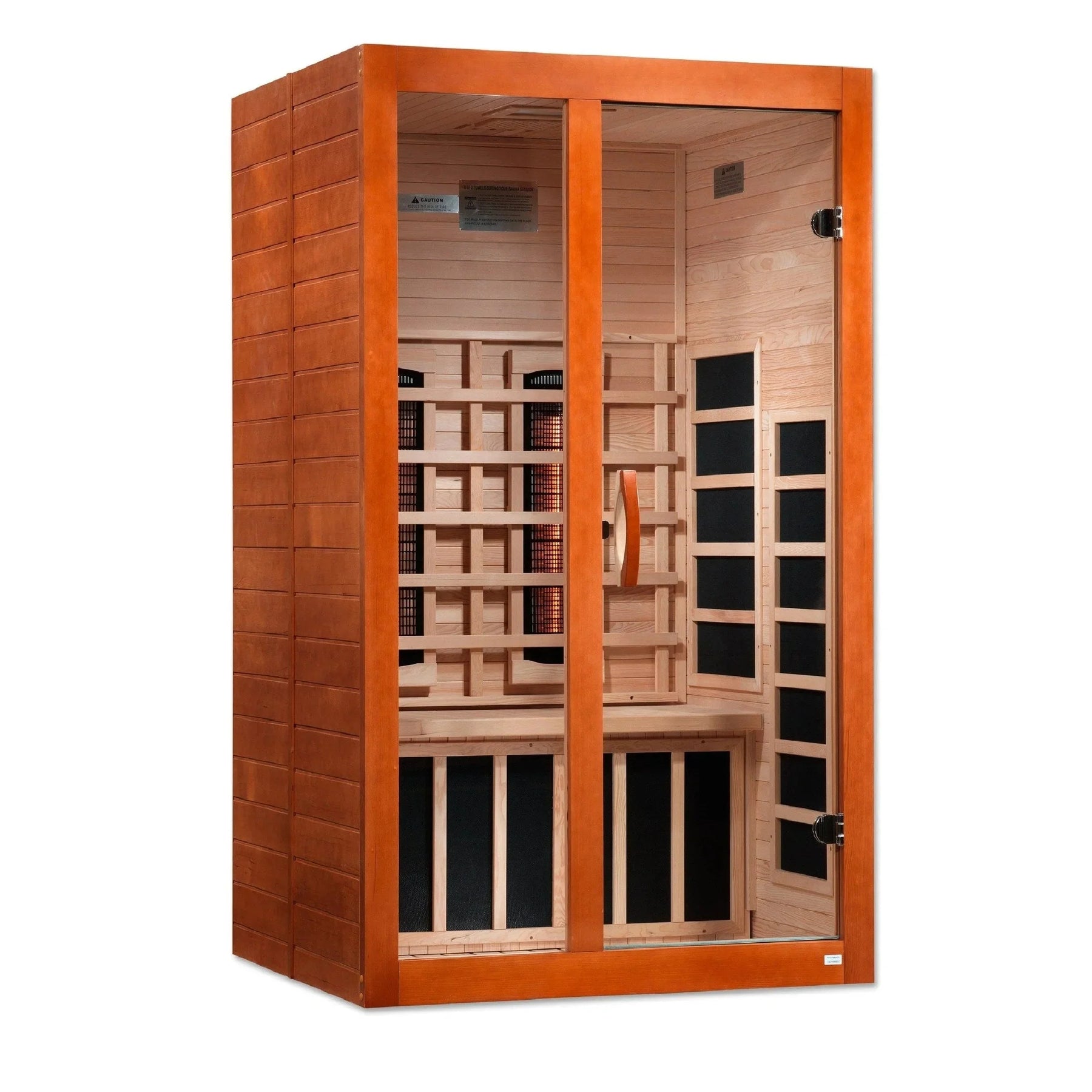 Dynamic "Santiago" 2-person Full Spectrum Near Zero EMF FAR Infrared Sauna DYN-6210-01-Dynamic Saunas-HQ Sauna