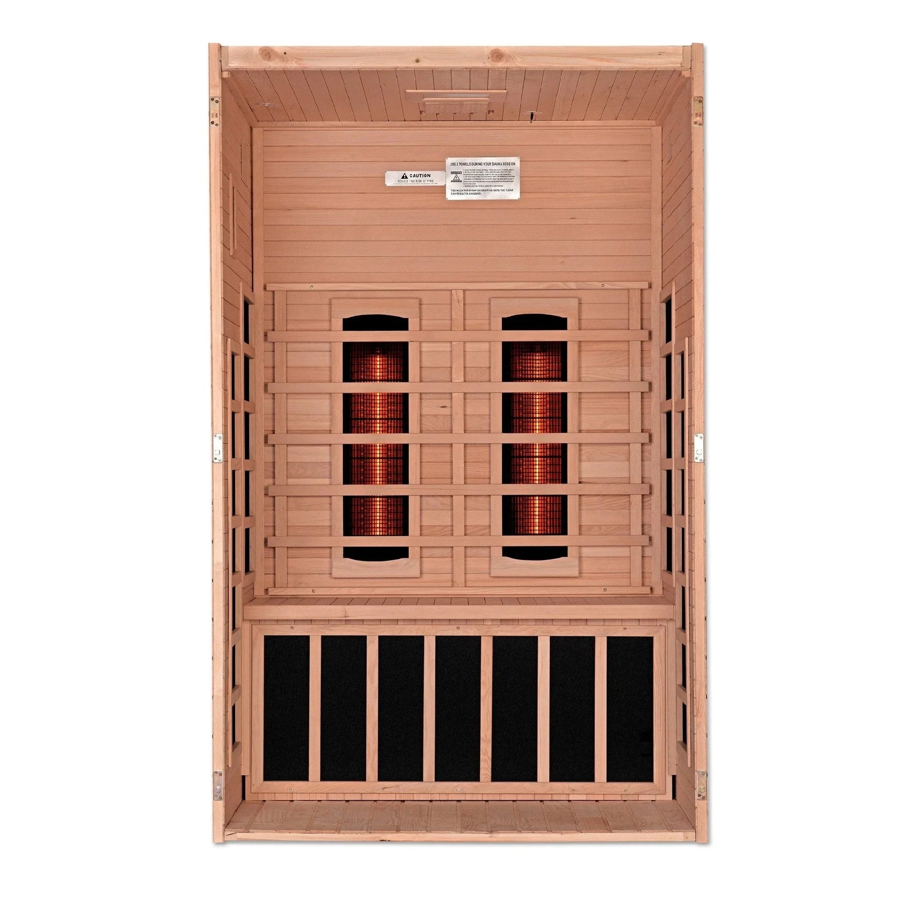 Dynamic "Santiago" 2-person Full Spectrum Near Zero EMF FAR Infrared Sauna DYN-6210-01-Dynamic Saunas-HQ Sauna