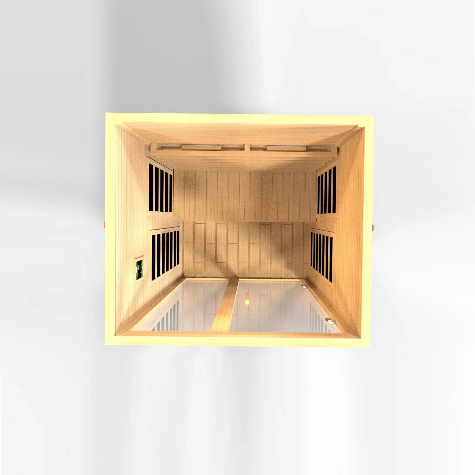 Dynamic "Santiago" 2-person Full Spectrum Near Zero EMF FAR Infrared Sauna DYN-6210-01-Dynamic Saunas-HQ Sauna