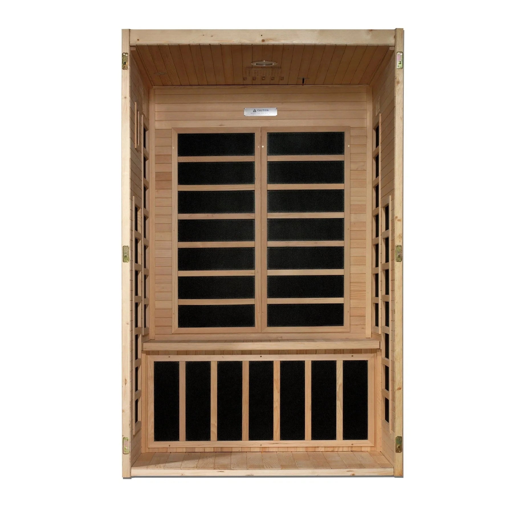 Dynamic "Santiago" 2-person Low EMF FAR Infrared Sauna DYN-6209-01-Dynamic Saunas-HQ Sauna