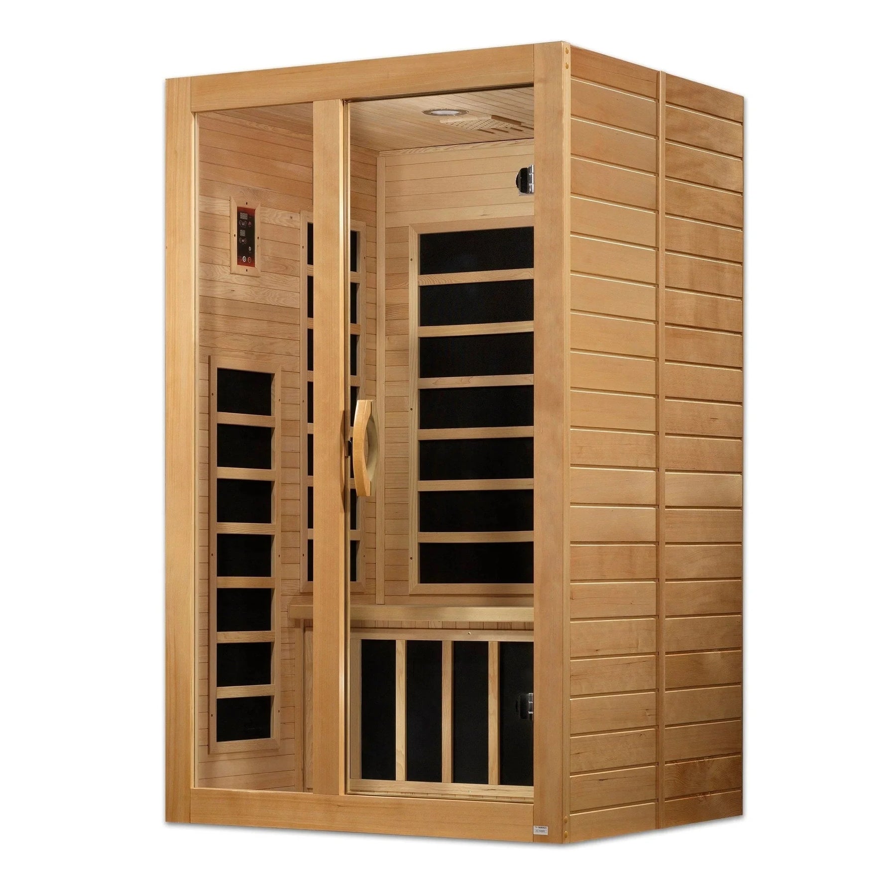 Dynamic "Santiago" 2-person Low EMF FAR Infrared Sauna DYN-6209-01-Dynamic Saunas-HQ Sauna