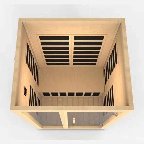 Dynamic "Santiago" 2-person Low EMF FAR Infrared Sauna DYN-6209-01-Dynamic Saunas-HQ Sauna