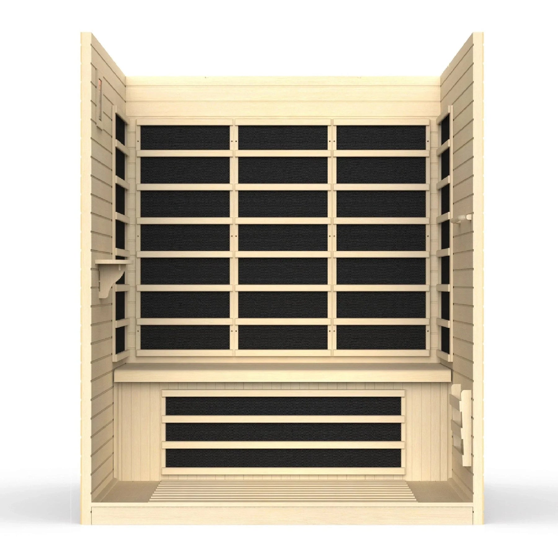 Dynamic Vila 3-person Ultra Low EMF (Under 3MG) FAR Infrared Sauna (Canadian Hemlock)-Dynamic Saunas-HQ Sauna