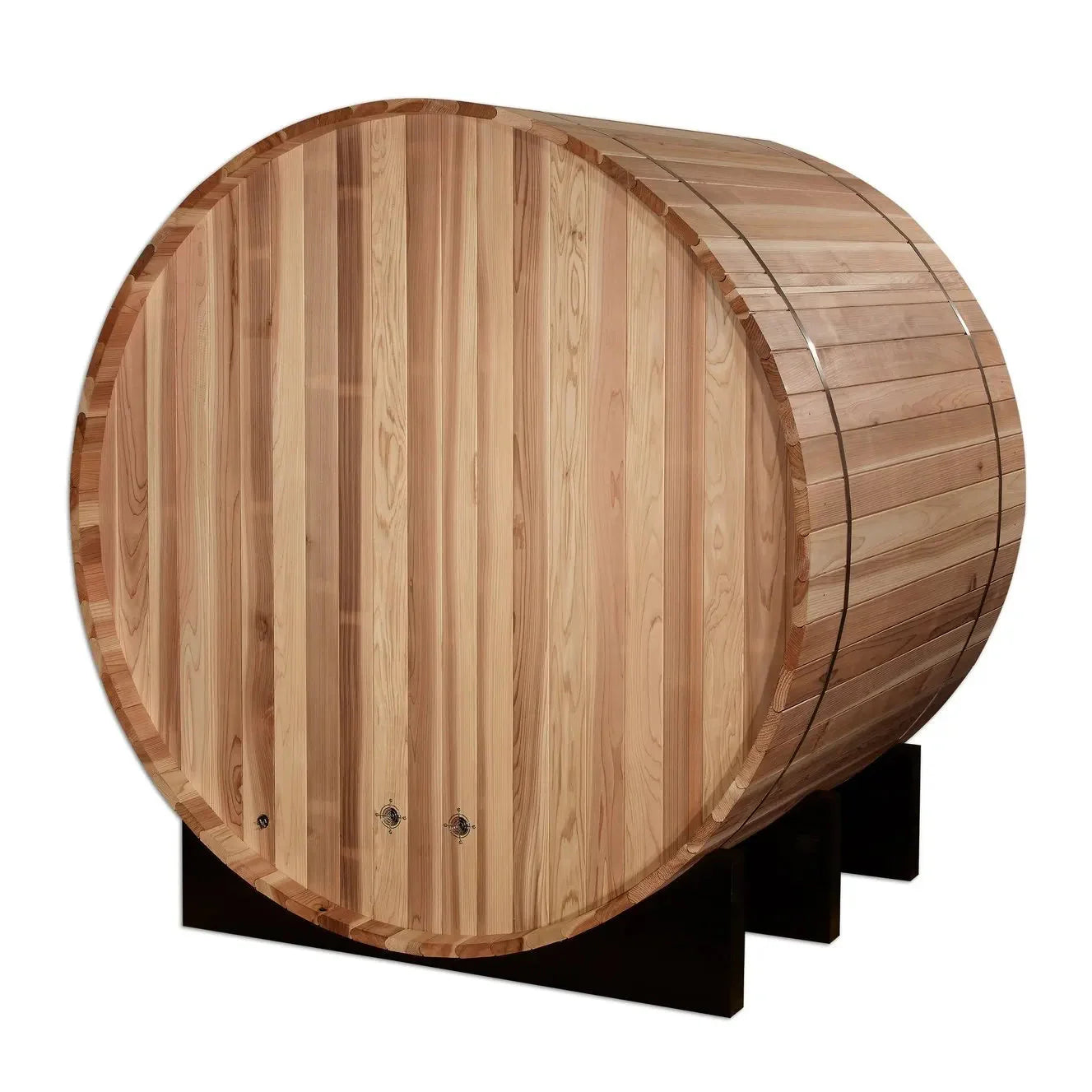 Golden Designs "St. Moritz" 2 Person Barrel Traditional Sauna GDI-B002-01-Golden Designs-HQ Sauna