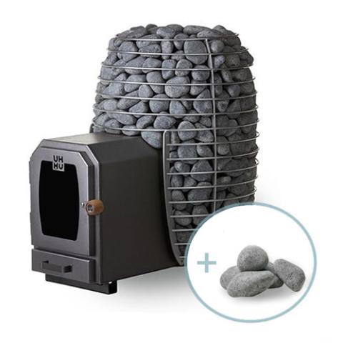HUUM Hive Wood 17 kW LS Wood-Burning Sauna Stove w/ Firebox Package-HUUM-HQ Sauna