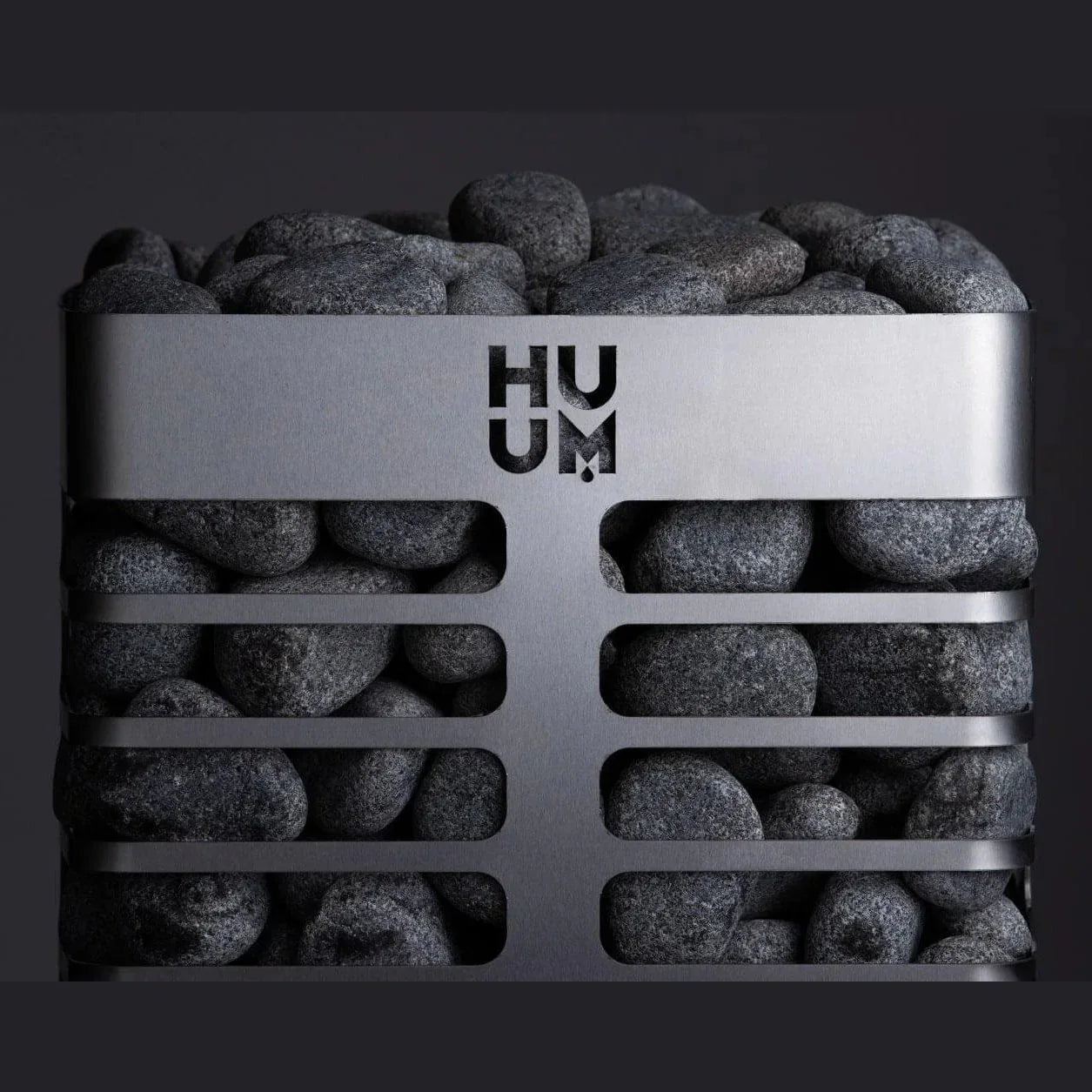 HUUM STEEL Mini Series 3.5kW Sauna Heater Package-HUUM-UKU Local Black-HQ Sauna
