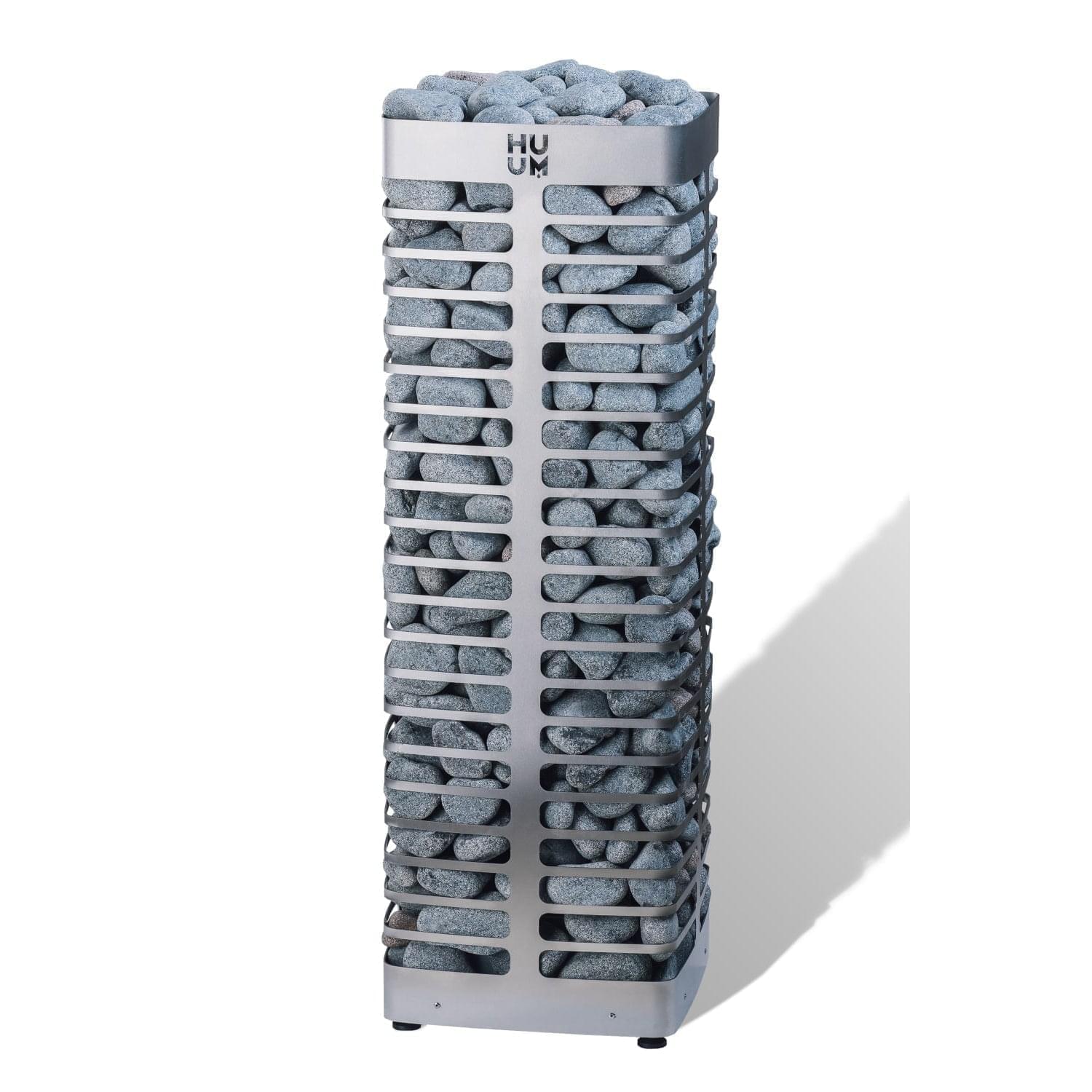 HUUM STEEL Series 10.5kW Sauna Heater Package-HUUM-UKU Local Black-HQ Sauna