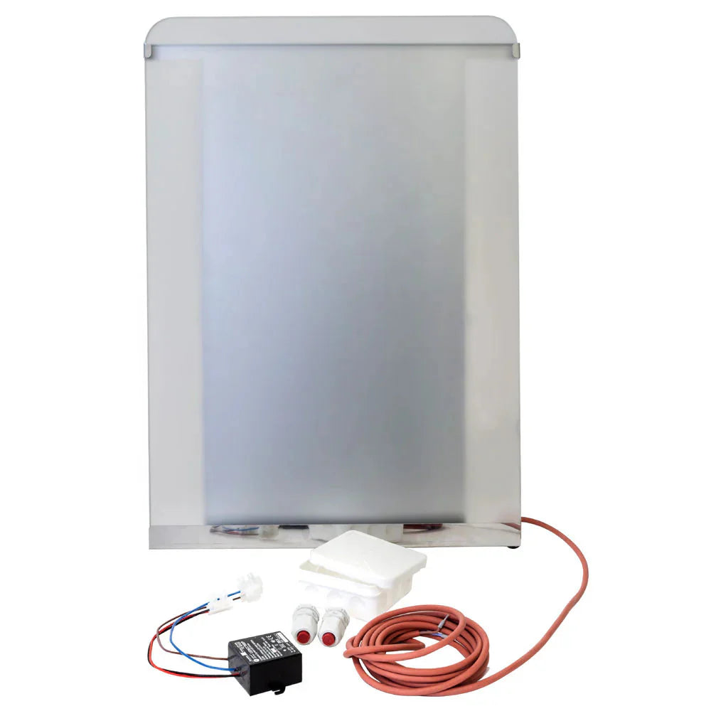 Harvia The Wall Series, 8kW, Black Stainless Steel Sauna Heater, 240V 1PH HSW8U1B-Harvia-HQ Sauna