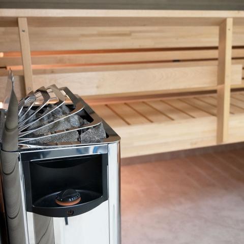 Harvia The Wall Series, 8kW, Stainless Steel Sauna Heater, 240V 1PH HSWS8U1B-Harvia-HQ Sauna