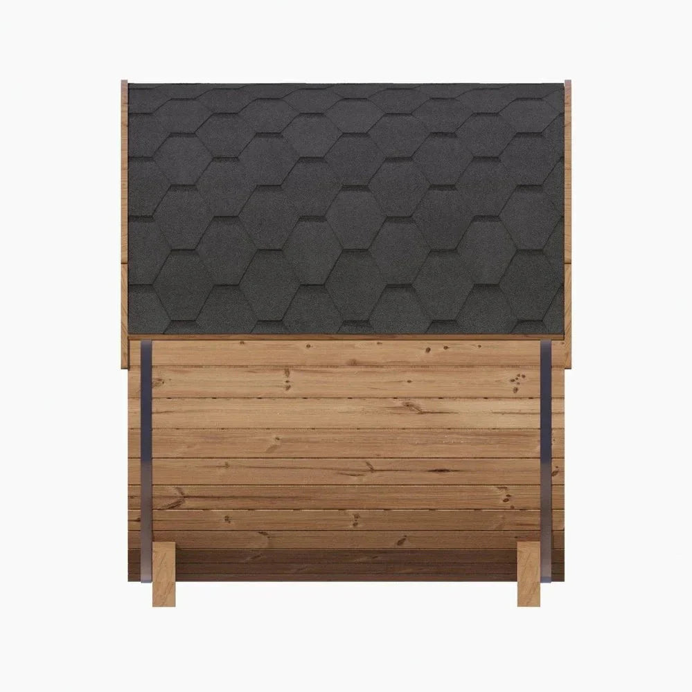 SaunaLife Model E6 3 Person Barrel Sauna-SaunaLife-HQ Sauna