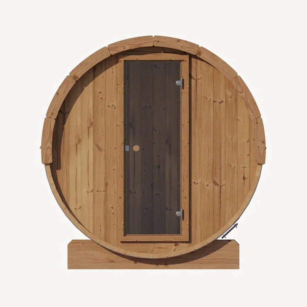 SaunaLife Model E6 3 Person Barrel Sauna-SaunaLife-HQ Sauna
