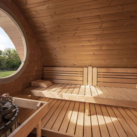SaunaLife Model G11 8 Person Garden Series Outdoor Sauna-SaunaLife-HQ Sauna