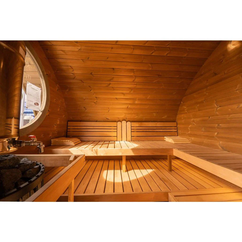 SaunaLife Model G11 8 Person Garden Series Outdoor Sauna-SaunaLife-HQ Sauna