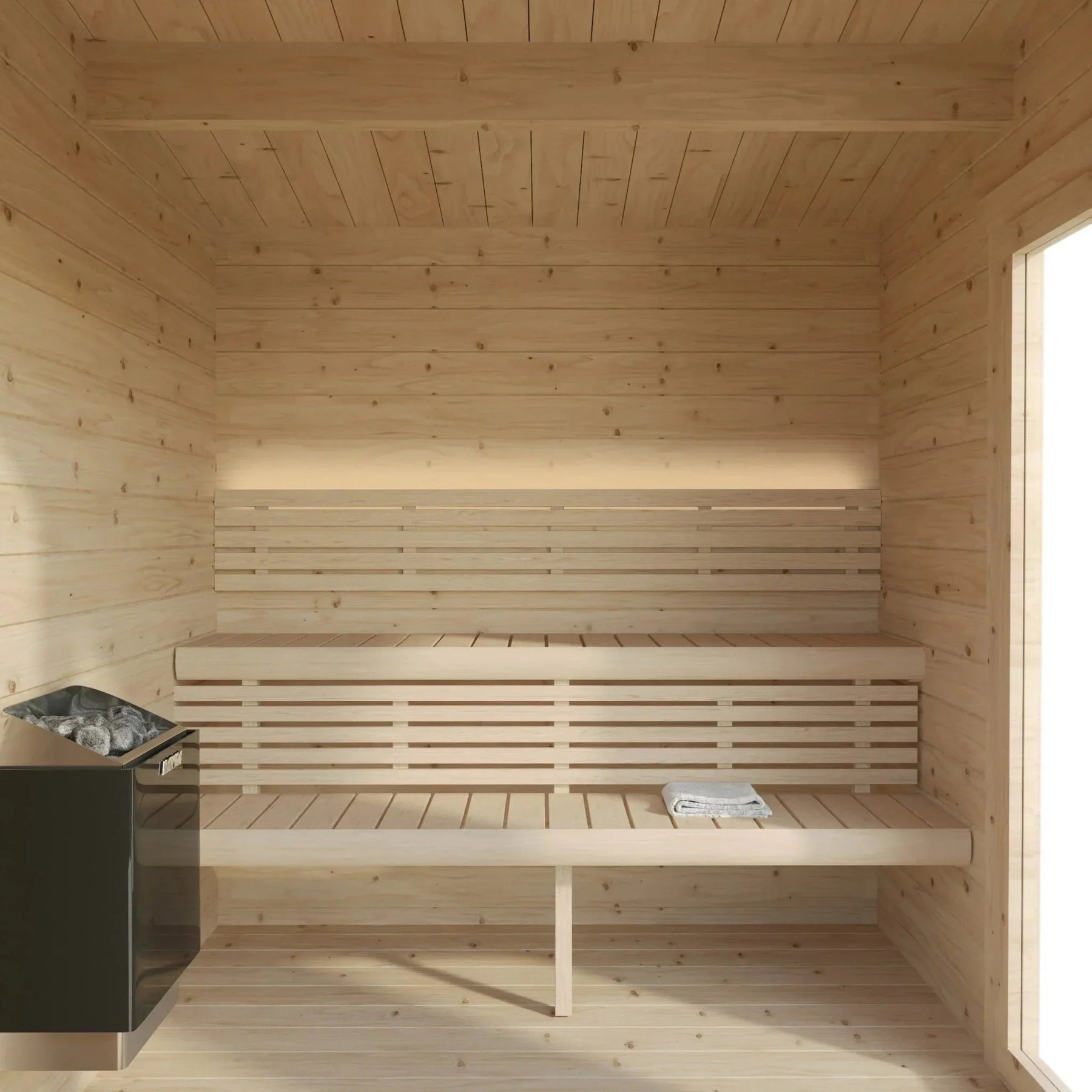 SaunaLife Model G4 6 Person Garden Series Outdoor Home Sauna Kit-SaunaLife-HQ Sauna