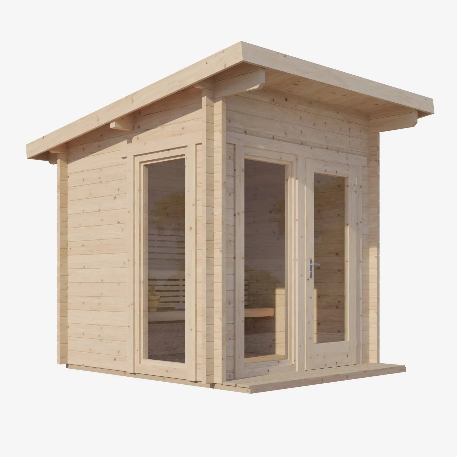 SaunaLife Model G4 6 Person Garden Series Outdoor Home Sauna Kit-SaunaLife-HQ Sauna
