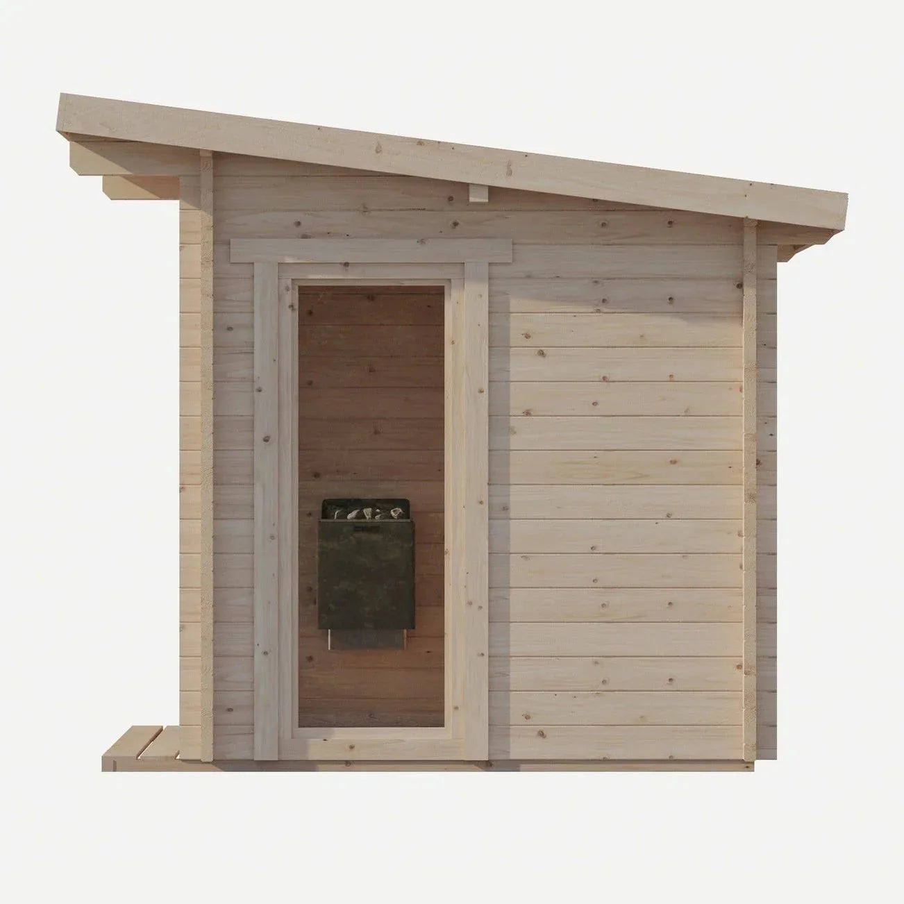 SaunaLife Model G4 6 Person Garden Series Outdoor Home Sauna Kit-SaunaLife-HQ Sauna