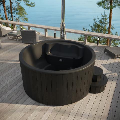 SaunaLife Model S4 Wood-Fired Hot Tub-SaunaLife-HQ Sauna