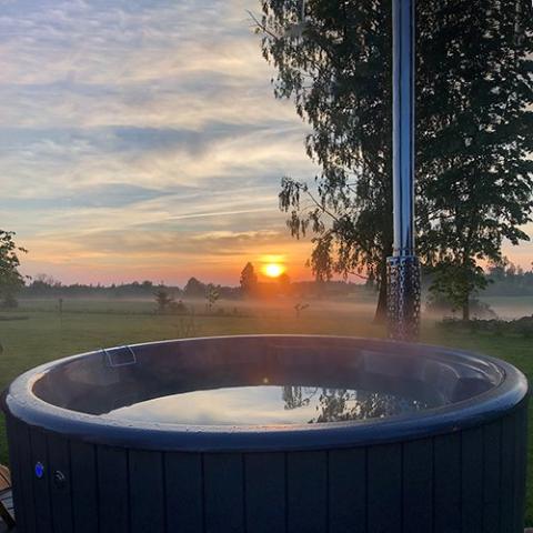 SaunaLife Model S4 Wood-Fired Hot Tub-SaunaLife-HQ Sauna