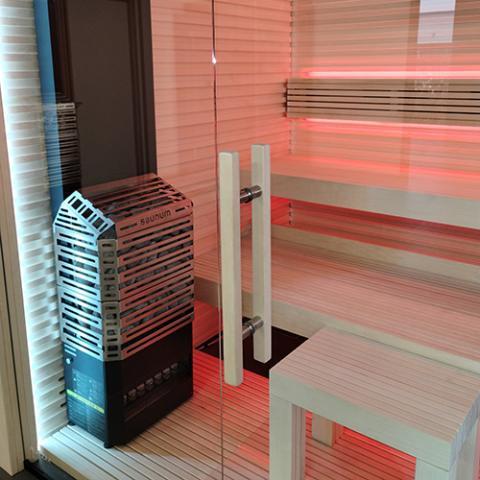 Saunum AIR 5 Sauna Heater, 4.8kW w/Climate Equalizer-Saunum-Black-HQ Sauna
