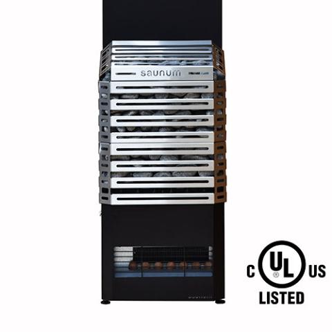 Saunum AIR 5 Sauna Heater, 4.8kW w/Climate Equalizer-Saunum-Black-HQ Sauna