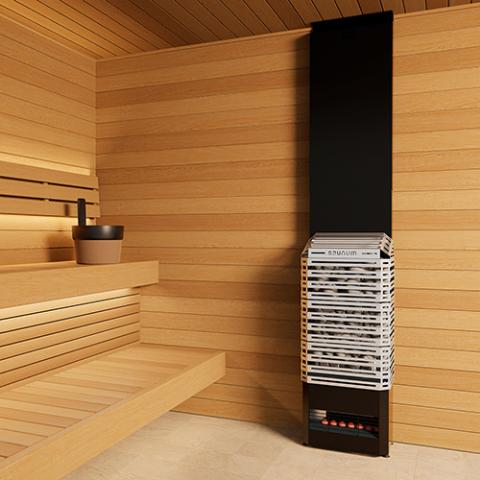 Saunum AIR L 13 Sauna Heater, 13kW w/Climate Equalizer-Saunum-HQ Sauna