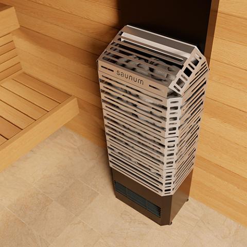 Saunum AIR L 13 Sauna Heater, 13kW w/Climate Equalizer-Saunum-HQ Sauna