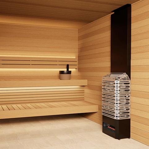 Saunum AIR L 13 Sauna Heater, 13kW w/Climate Equalizer-Saunum-HQ Sauna