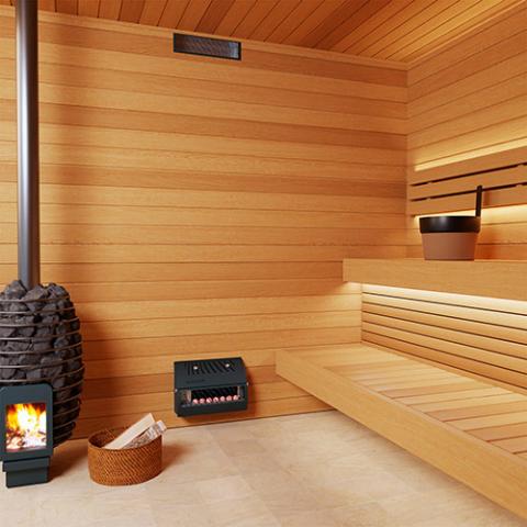 Saunum Airsolo Wall, In-Wall Sauna Temp & Steam Equalizer, Adjustable Height-Saunum-HQ Sauna