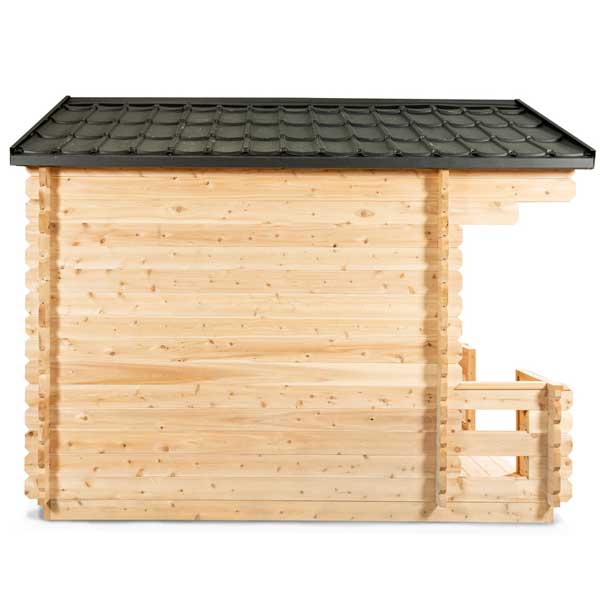 Dundalk LeisureCraft CT Georgian 2-6 Person Cabin Sauna with Porch CTC88PE