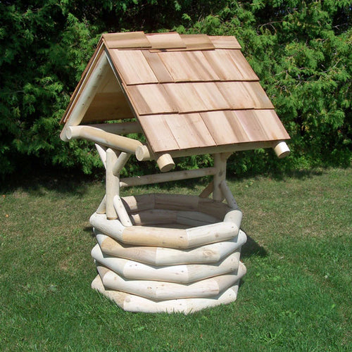 Dundalk LeisureCraft 36" Log Wishing Well L345