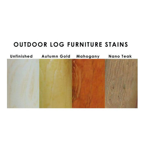 Dundalk LeisureCraft Adirondack Log Glider L224G