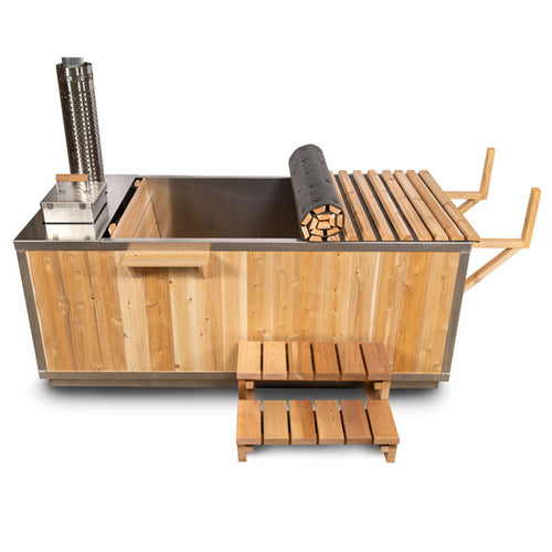 Dundalk LeisureCraft The 233 Gallons (885 Litres) Starlight Wood Burning Hot Tub CT372W