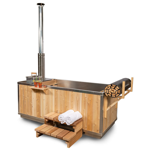 Dundalk LeisureCraft The 233 Gallons (885 Litres) Starlight Wood Burning Hot Tub CT372W