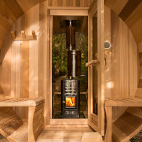 Dundalk LeisureCraft Chimney & Heat Shield Set for out the TOP with Water Tank BSB214PWT