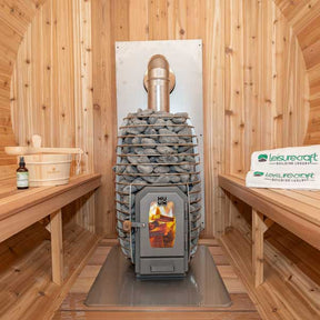 Dundalk LeisureCraft Chimney & Shields with Elbow for out the Back Wall (Huum Heater) BSB218