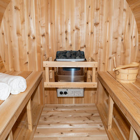 Dundalk LeisureCraft CT Serenity 3-4 Person Barrel Sauna CTC2245W