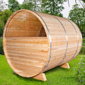 Dundalk LeisureCraft Serenity MP 3-4 Person Barrel Sauna CTC2245MPW