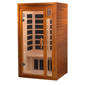 Dynamic "Barcelona" 1-2-person Low EMF FAR Infrared Sauna DYN-6106-01-Dynamic Saunas-HQ Sauna