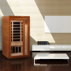 Dynamic "Barcelona" 1-2-person Low EMF FAR Infrared Sauna DYN-6106-01-Dynamic Saunas-HQ Sauna