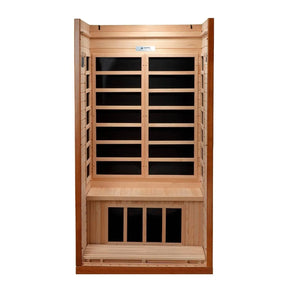 Dynamic "Barcelona" 1-2-person Low EMF FAR Infrared Sauna DYN-6106-01-Dynamic Saunas-HQ Sauna