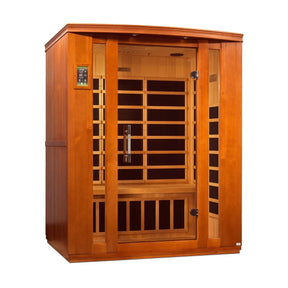 Dynamic Bellagio 3-person Low EMF (Under 8MG) FAR Infrared Sauna (Canadian Hemlock)-Dynamic Saunas-HQ Sauna