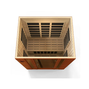 Dynamic Bellagio 3-person Low EMF (Under 8MG) FAR Infrared Sauna (Canadian Hemlock)-Dynamic Saunas-HQ Sauna