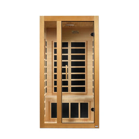 Dynamic "Gracia" 1-2-person Low EMF FAR Infrared Sauna DYN-6119-01-Dynamic Saunas-HQ Sauna