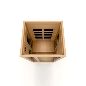 Dynamic "Gracia" 1-2-person Low EMF FAR Infrared Sauna DYN-6119-01-Dynamic Saunas-HQ Sauna